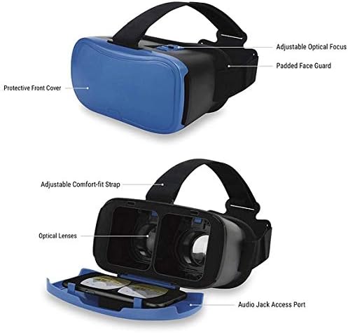Fits iPhone, Samsung, and Other Smartphone Screens up to 6 in. (Blue) image 3