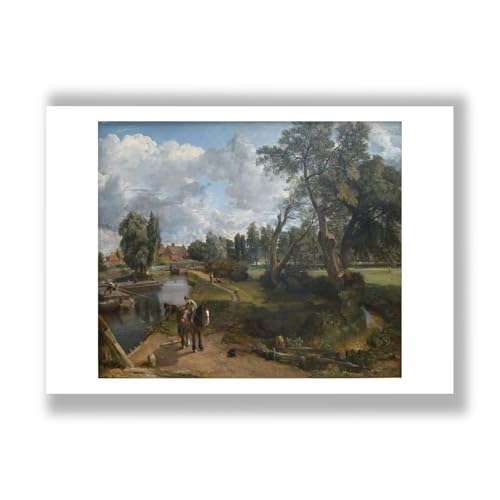 Impression d'art John Constable Flatford Mill pour salon élégant XL