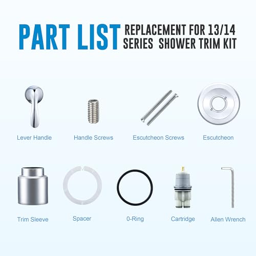 image for RJDIBAN Replacement for Delta Classic 13 Series Single-Function Trim K