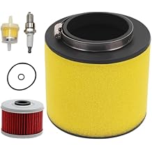 17254-HN5-670 Air Filter Fits for Honda Rancher 350 TRX350TE TRX350TM TRX350FE TRX350FM 2000-2006, Foreman 400 450 TRX400 TRX450 TRX400FW TRX450S TRX450FE TRX450FM 1995-2004 with Oil Filter Spark Plug