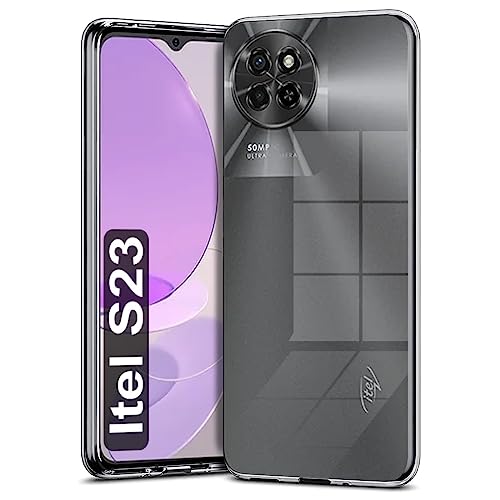 Image of COVERBLACK Rubber Back Cover for itel S665L / itel S23 - Transparent