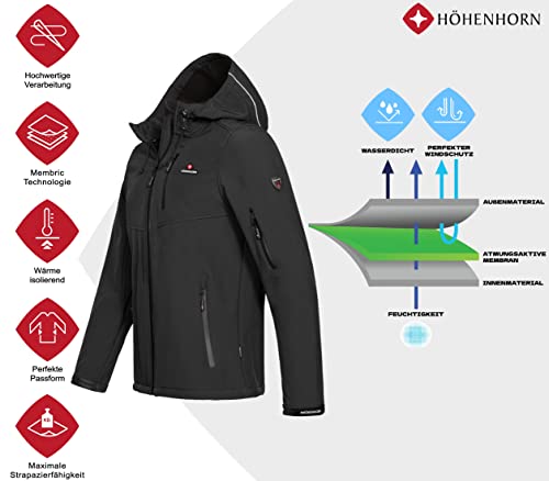 Softshelljacke Herren Höhenhorn Breithorn – vielseitig und funktional