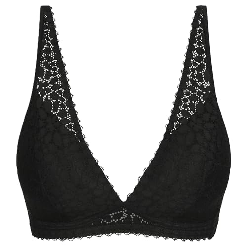 DIM Femme Soutien-Gorge Daily Dentelle Triangle X1 Bra, Noir, 95A EU DIM Femme Soutien-Gorge Daily Dentelle Triangle X1 Bra, Noir, 95A EU