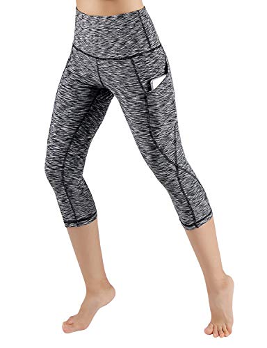 image for ODODOS Women's High Waist Yoga Capris with Pockets,Tummy Control,Worko