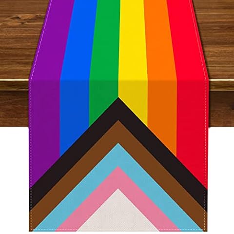 Nepnuser Rainbow Table Runner for Pride Month Cover