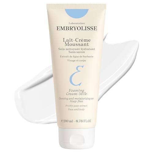Embryolisse Foaming Cream Milk. Hydrating Cleanser for Face and Body, Soap-Free, Vegan Formula, 6.76...