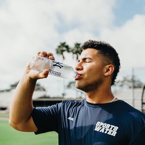 Pulse+ New York Yankees Natural Spring Water - Borraccia Sportiva Naturale, Riciclabile E Senza Bpa, Confezione Da 24 - 4