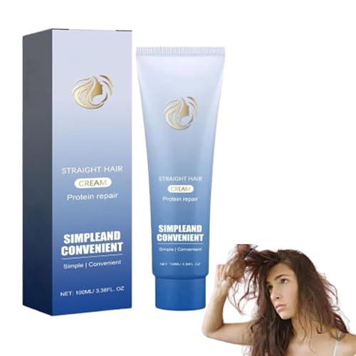 Crema Alisadora Capilar Protein Correction, Silk & Gloss Protein Correction, Cremas Alisadoras, Cremas Alisadoras Nutritivas De Rápido Alisado Para Cabello Encrespado Y Seco (1PC)