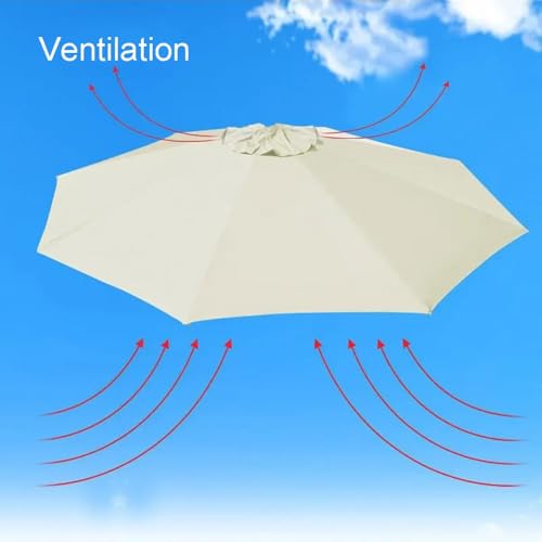 Housse de parasol d'extérieur durable en polyester imperméable avec haute protection anti-UV - 6