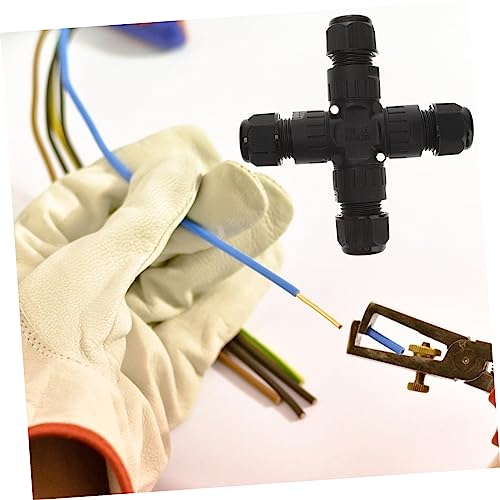 Connecteur étanche pour câbles Holibanna idéal pour éclairage de jardin - 6