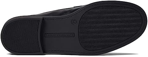 Tommy Hilfiger Women's TREVYS Loafer Flat, Black Leather, 8 | Image 2