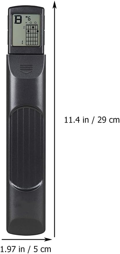 Kisangel Portable Guitar Trainer 6 Fret Pocket Practice Tool with Wrench and Instruction Book for Guitar Finger Exerciser and Chord Training