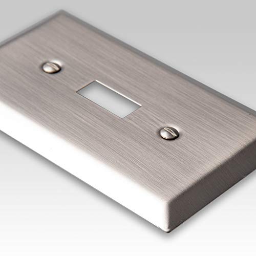Image of AMERELLE 163RRBN Century Double Rocker Steel Wallplate in Brushed Nickel