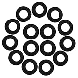 HOMSFOU 16 Stück Ersatzset Unterlegscheiben für Tischfußballstangen Langlebige Kunststoffscheiben zum Schutz und Reibungslosen Spiel für Standard Tischkicker