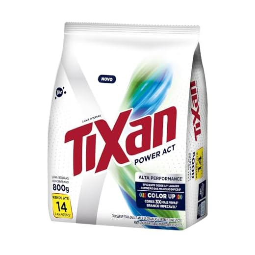 Ypê Lava Roupas em Pó Power Act Sachê 800g