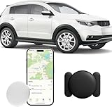 GPS Tracking for Vehicles,1PCS Mini Car Tracker,Real Time GPS Tracker for Car Works with Apple Find My(iOS Only) Hidden Car Tracker,No Monthly Fee Or Subscription(Black)