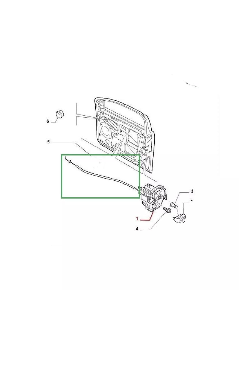 Generico Cavo Interno per Serratura Maniglia Porta Anteriore SX DX, Compatibile con Fiat Bravo, Lancia Delta