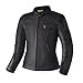 SHIMA MONACO Chaqueta Moto Mujere - Cazadora Moto Mujere Vintage de Cuero A+ Ventilado con Protecciones CE Espalda, Hombros, Codos, Reforzado Costuras Dobles (Negro, S)