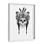 Frame Color: White with mat, Dead Shaman