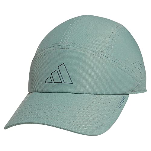 adidas Women's Superlite Trainer Sport Performance Relaxed Adjustable Cap, Silver Green/Dark Onix Grey, One Size