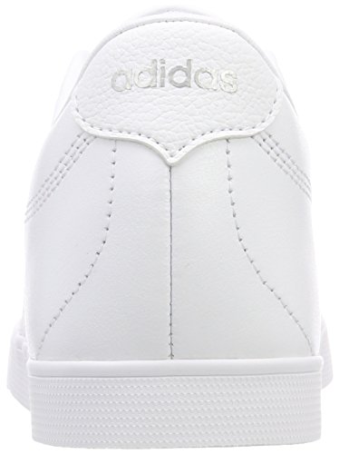 Image of adidas Women's Courtset Fitness Shoes, White (Footwear White /Footwear White /Matte Silver), 8.5 UK