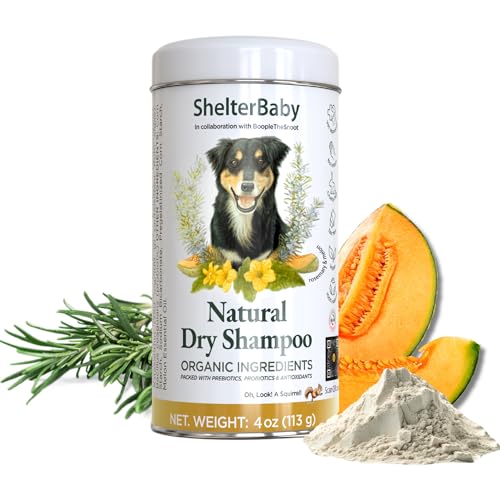 Dog Powder for Itchy Skin, Hot Spots & Yeasty Paws – Dry Shampoo for Sensitive Skin with Probiotics, Antioxidants & Prebiotics - Waterless