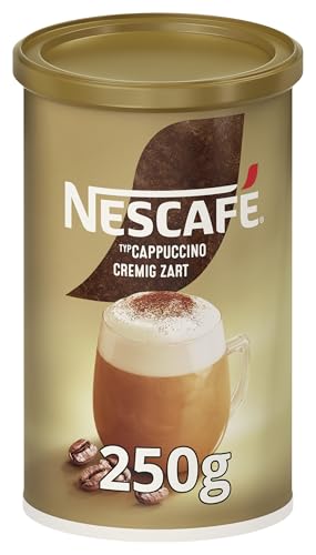 NESCAFÉ GOLD Typ Cappuccino Cremig Zart, Getränkepulver aus löslichem Bohnenkaffee, cremiger Geschmack & intensives Aroma, koffeinhaltig, 1er Pack (1 x 250g)