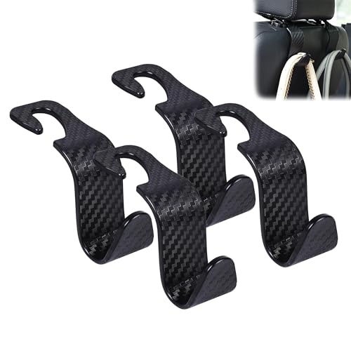 BIVIPO 4 Pcs Car Seat Headrest Hooks for 2008-2014 Benz