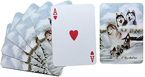 Naipes Siberian Husky Set de 2 Barajas miniatura 3