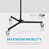 Flashpoint 12.8' Folding Wheeled Base Stand with Boom Arm