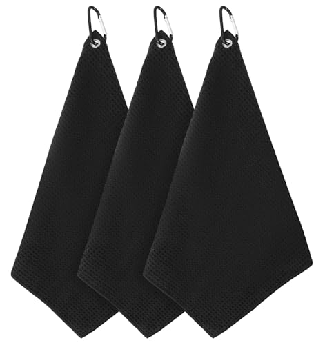 ValueBargain Lot de 3 serviettes de golf en microfibre 30 x...