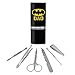 Batman Bat Dad Shield Logo Stainless Steel Manicure Pedicure Grooming Beauty Care Travel Kit