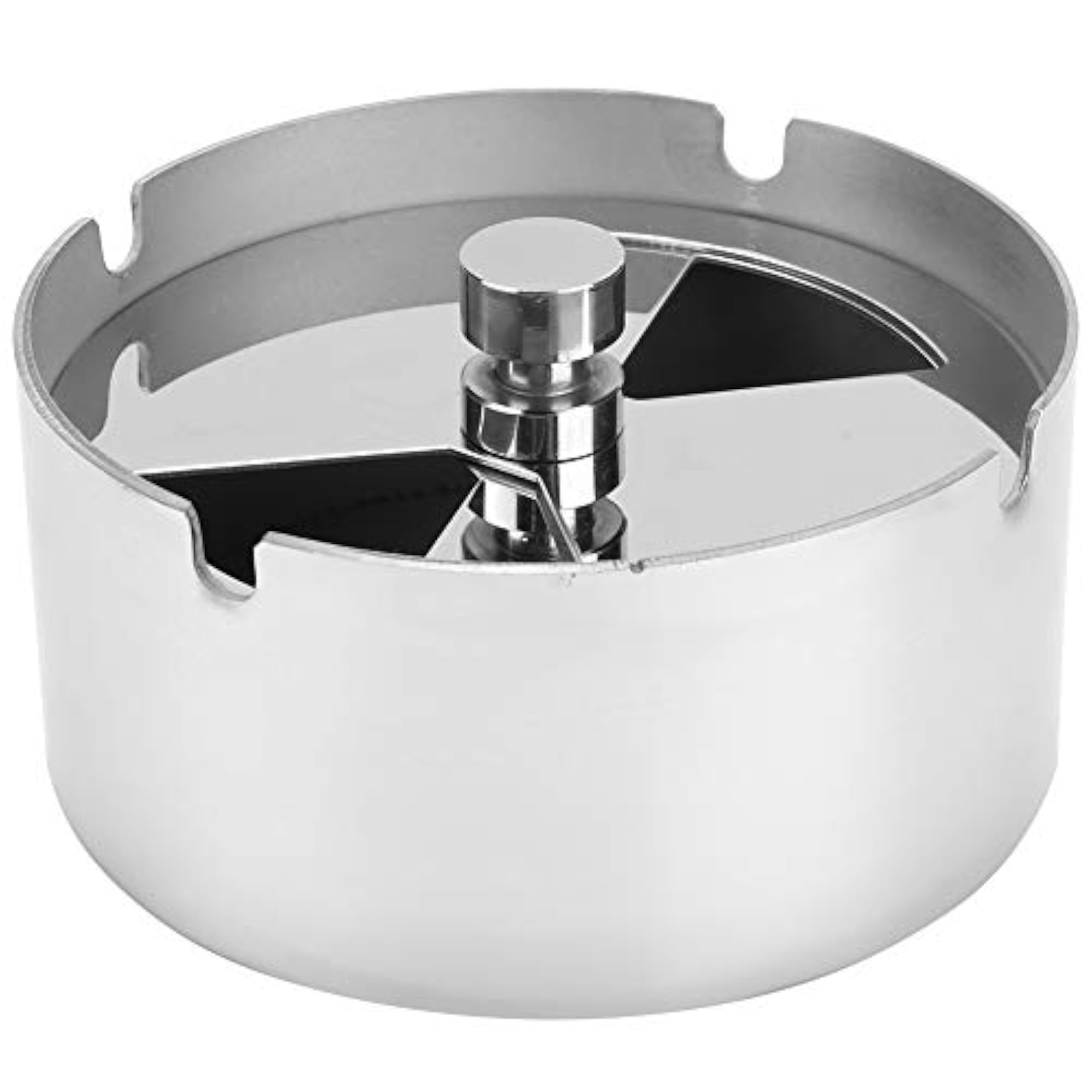 Push Down Cigarette Ashtray, Wind-Proof Design