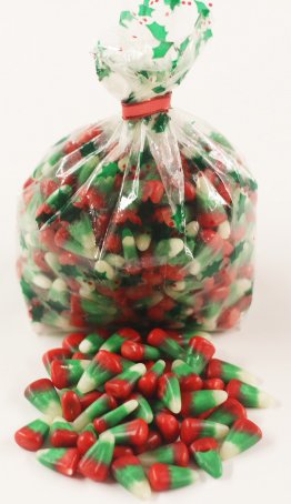 Scott's Cakes Reindeer Corn in a 1 Pound Holly Bag