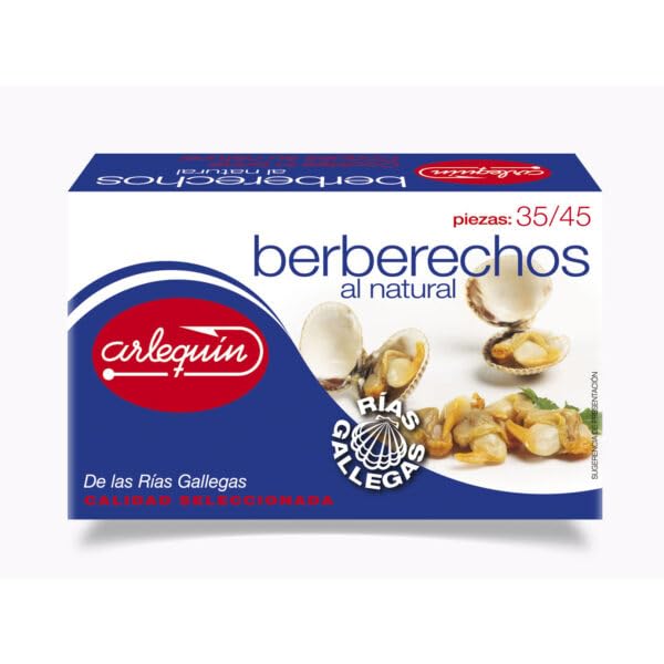 Berberechos al natural Arlequín 35/45 piezas
