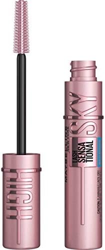 Maybelline Sky High Waterproof Mascara Makeup, Volumizing, Lengthening, Defining, Curling, Multiplying, Buildable Formula, Brownish Black, 1 Count