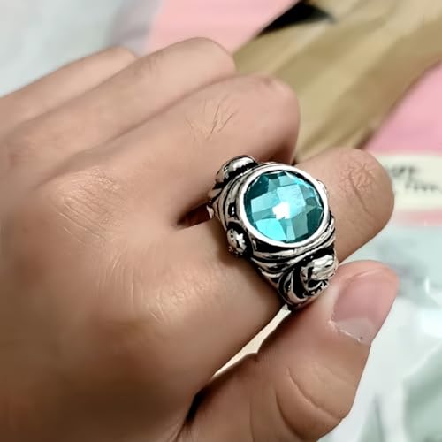 Vintage Pirates Skull Ring Captain Jack Death Sparrow Ring Cosplay Props Hallowmas Costume Accessories3