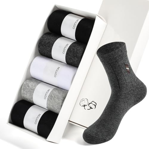 Men's Running Socks,Athletic Running AnkleSocks,5Pairs,QuarterSocks,WorkSocks,AthleticSocks,BreathableCotton Socks - Main Image