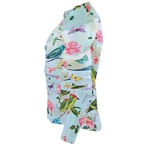 SLHFPX Butterfly Bird Flower Mens Cycling Jersey Coat Full Sleeve Outdoor Cycle Skinsuits Outfit