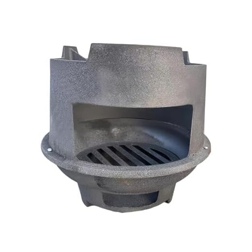 Estufa de Leña Hierro Fundido Redondas con Asa Estufa de Leña Pequeña Ideal para Acampar y Uso Al Aire Libre(24 * 31cm)