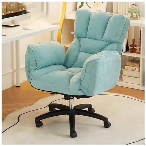 Chaise de jeu ergonomique bleue idéale comme chaise d'étude en salon