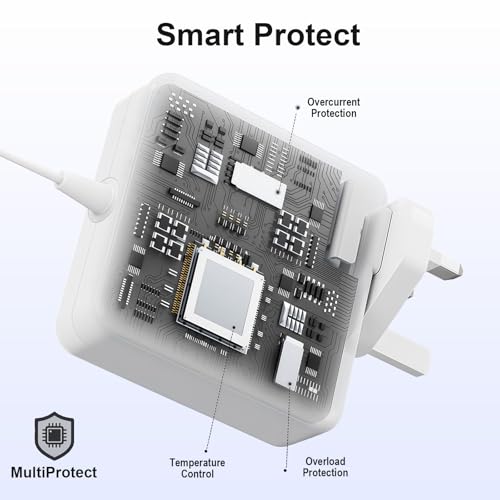Lerobo 45W T-Tip Charger, Compatible with MacBook Air Charger, Universal Laptop Power Adapter for MacBook Air 11&13 Inch, for A1435, A1436, A1465, A1466 Models, Fast Charging & Overheat Protection. - Image 3