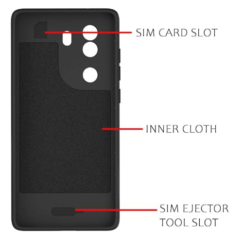 Image of Shockproof Case for Vivo V40e 5G / iQOO Z9s 5G | Full Camera Protection | TPU Flexible Back Cover for Vivo V40e 5G / iQOO Z9s 5G (Matte Black)