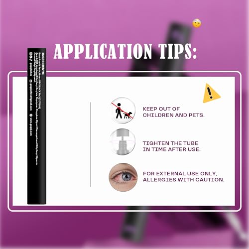 GAQQI Lash Cluster Glue, Lash Bond and Seal Waterproof Eyelash Glue for Eyelash Clusters, Strong Hold Adhesive for DIY Use, Latex-Free Safe Formula - Image 5