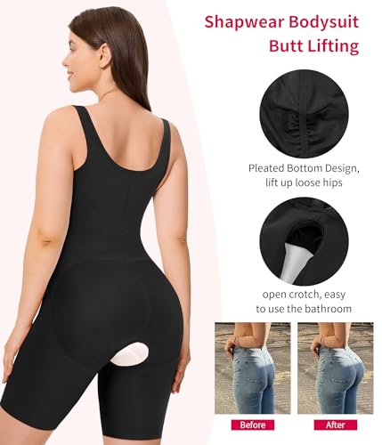 Gotoly Shapewear Bodysuit for Women Tummy Control Fajas Colombianas Waist Trainer Butt Lifter Thigh Slimmer Full Body Shaper3
