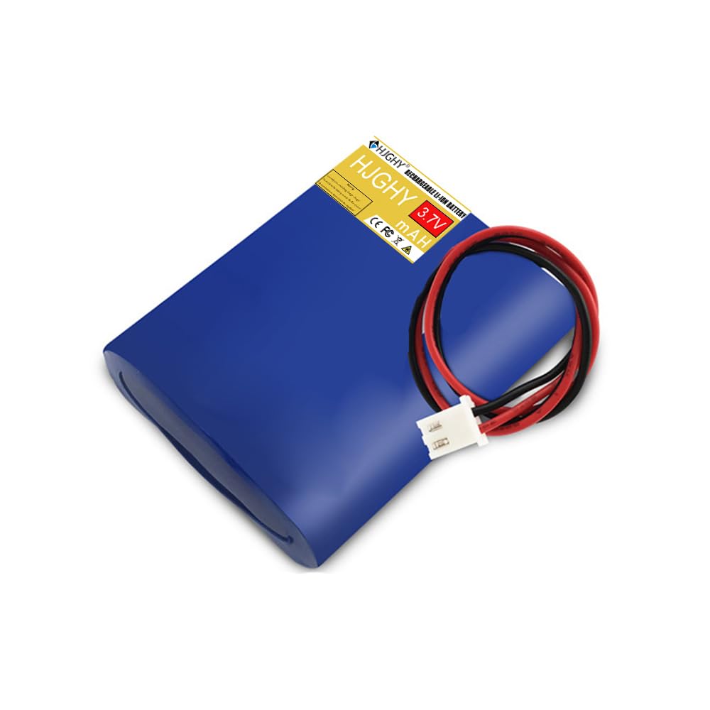 Batería de Iones de Litio de 3,7 V, 4400 mAh, 5000 mAh, 6000 mAh, 9000 mAh, batería de Iones de Litio Recargable de Repuesto para Reproductor de vídeo, Altavoz, Linterna,3.7v 6000mah