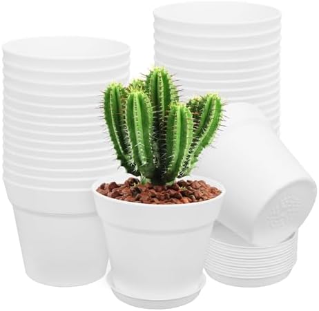 Utopia Home Plastic Planters - Flower Nursery Pots Italy