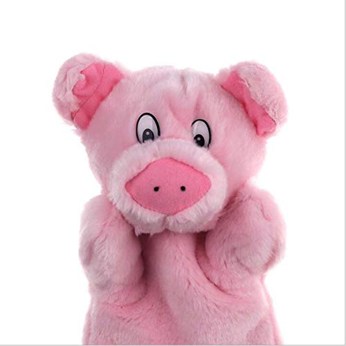 Zuxucuvu Pig Hand Puppets Farm Animal Plush Toys For Imaginative Pretend Play Storytelling Pink thumb #1