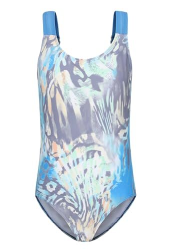 Image of Girls One Piece Swimsuits Tie Dye Bathing Suit for Girls Hawaiian Swimwear 3-16 Years