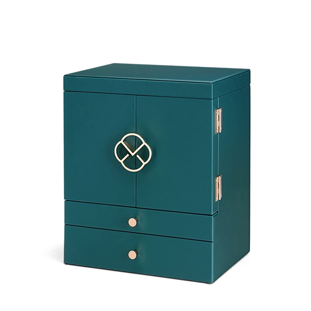 ANVLOJRIH Jewlrey Box Jewelry Box Watch Necklace Ring Earrings Multi-layer Jewelry Storage Box Jewelry Box for Women(A)